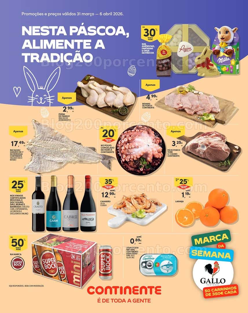 Antevisão Folheto CONTINENTE Madeira Promoções de 31 março a 6 abril