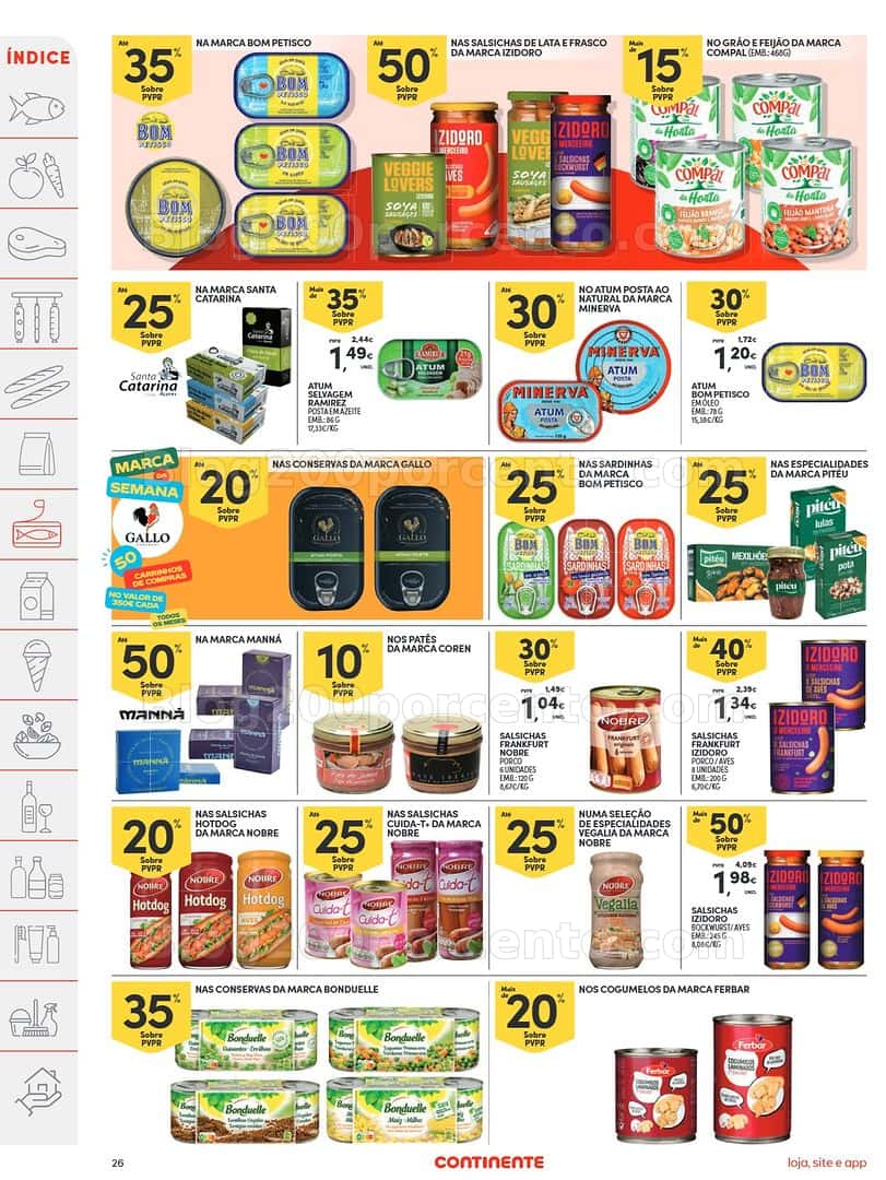 Antevisão Folheto CONTINENTE Promoções de 31 março a 6 abril - Edição Digital