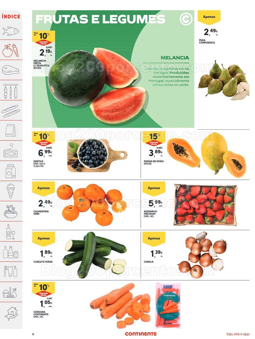 Antevisão Folheto CONTINENTE Frescos Promoções até 6 abril
