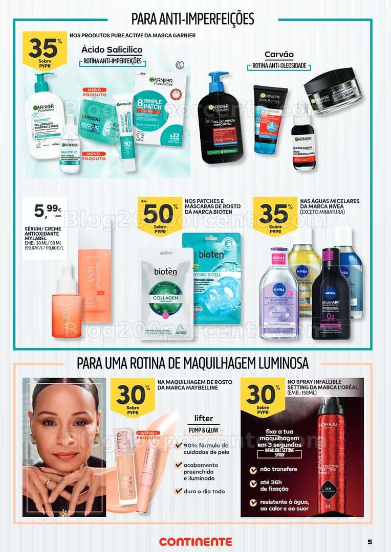 Antevisão Folheto CONTINENTE Beleza Promoções de 17 a 29 março