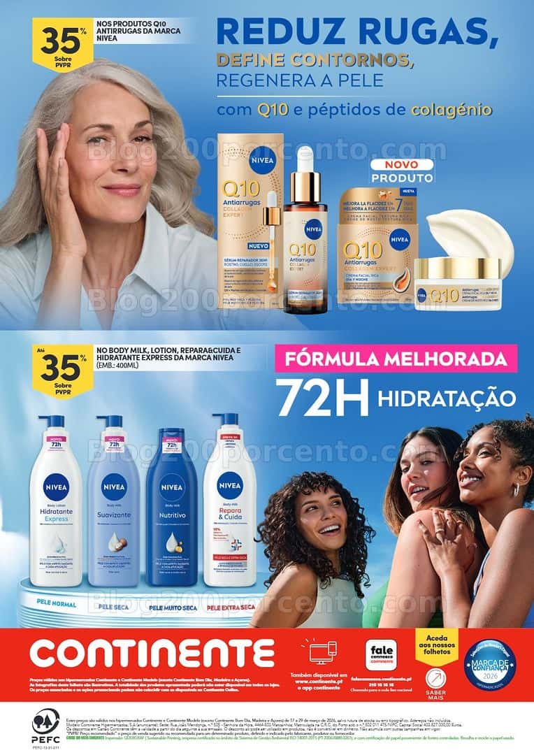 Antevisão Folheto CONTINENTE Beleza Promoções de 17 a 29 março