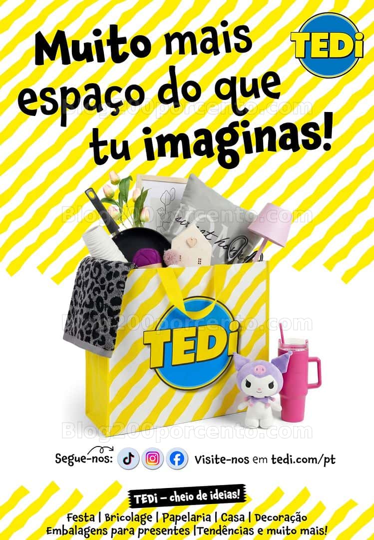 Antevisão Folheto TEDI Promoções de 6 a 14 março