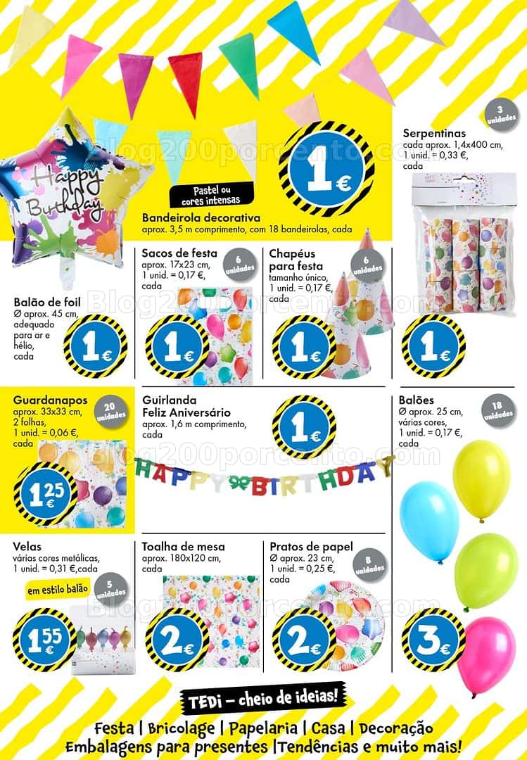 Antevisão Folheto TEDI Promoções de 6 a 14 março