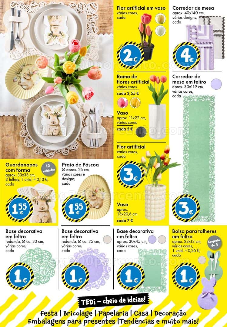 Antevisão Folheto TEDI Promoções de 6 a 14 março