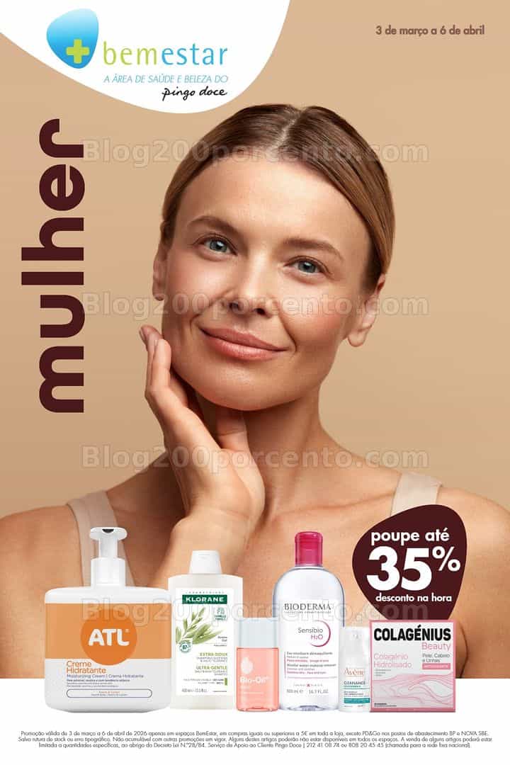 Antevisão Folheto PINGO DOCE Bem Estar Promoções de 3 março a 6 abril