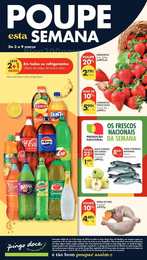 Antevisão Folheto PINGO DOCE Madeira Promoções de 3 a 9 março