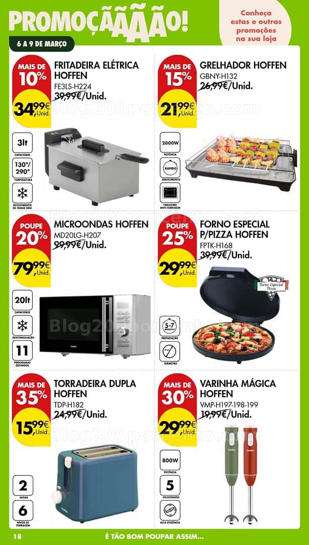 Antevisão Folheto PINGO DOCE Bazar Promoções Fim de Semana - 6 a 9 março