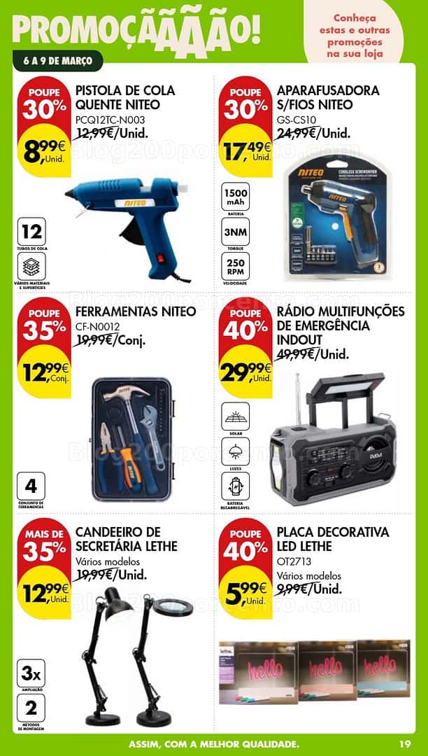 Antevisão Folheto PINGO DOCE Promoções Fim de Semana - 6 a 9 março