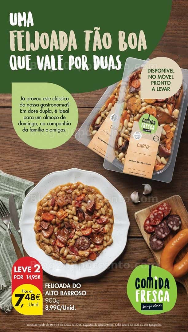 Antevisão Folheto PINGO DOCE Promoções de 10 a 16 março - Edição Digital