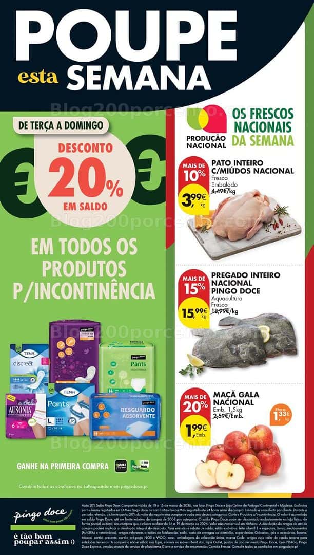 Antevisão Folheto PINGO DOCE Lojas Pequenas Promoções de 10 a 16 março