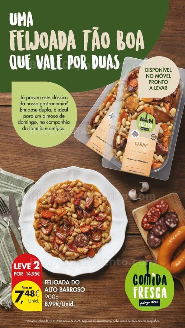 Antevisão Folheto PINGO DOCE Lojas Grandes Promoções de 10 a 16 março