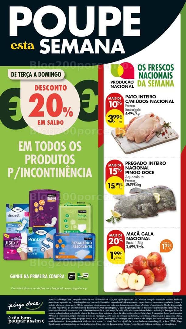 Antevisão Folheto PINGO DOCE Lojas Grandes Promoções de 10 a 16 março