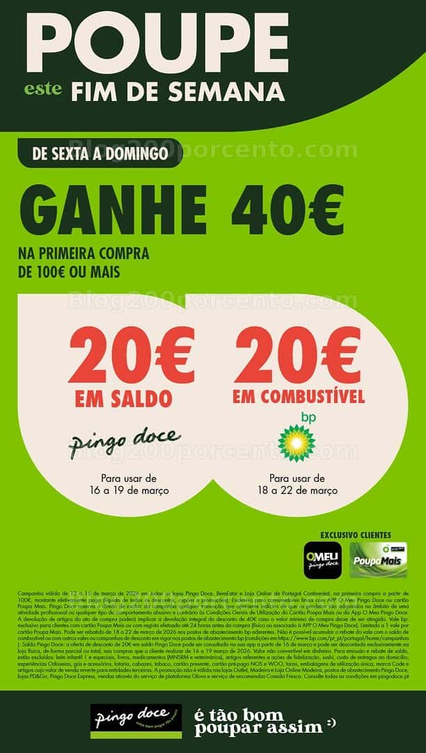 Antevisão Folheto PINGO DOCE Promoções Fim de Semana - 13 a 15 março