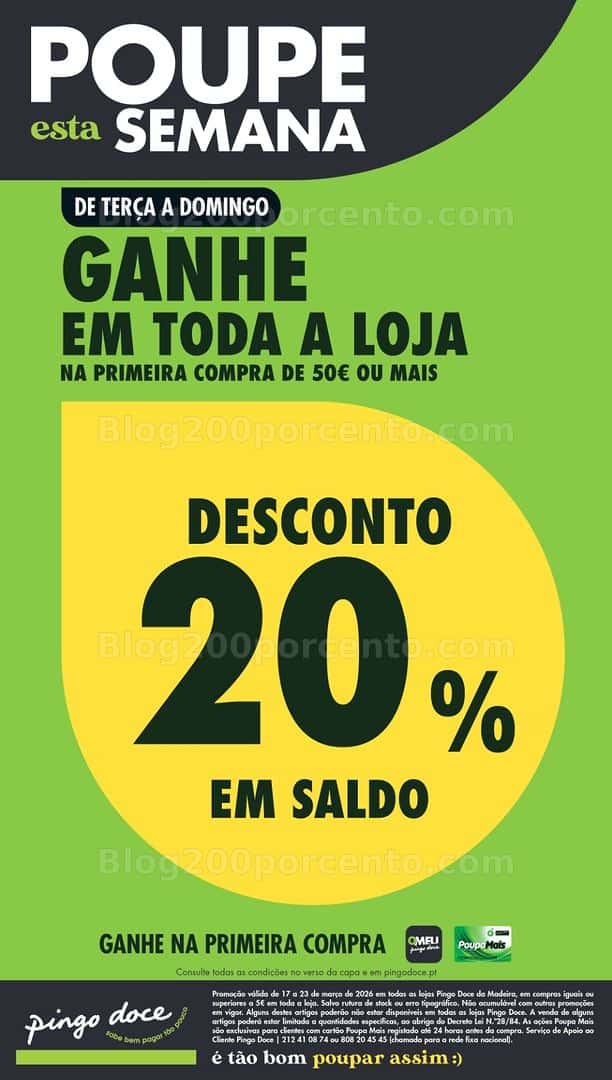 Antevisão Folheto PINGO DOCE Madeira Promoções de 17 a 23 março