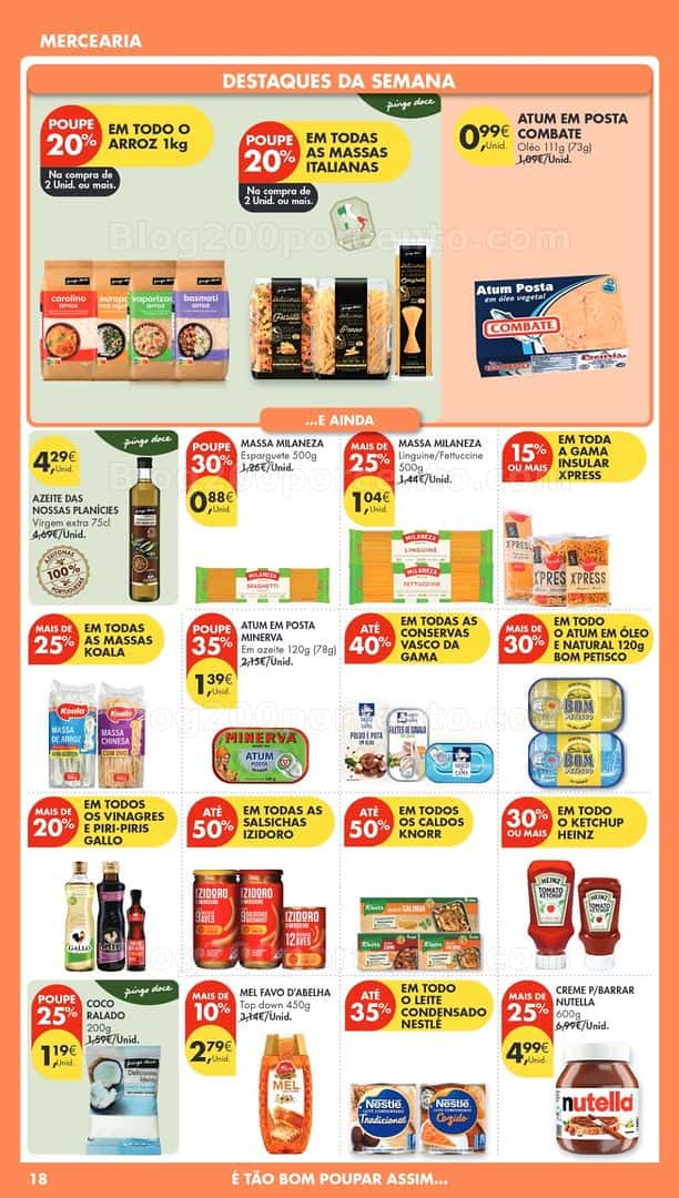 Antevisão Folheto PINGO DOCE Madeira Promoções de 17 a 23 março