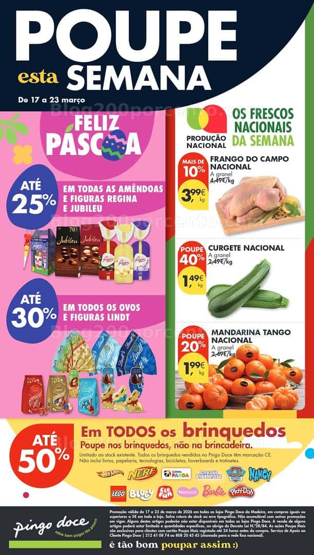 Antevisão Folheto PINGO DOCE Madeira Promoções de 17 a 23 março