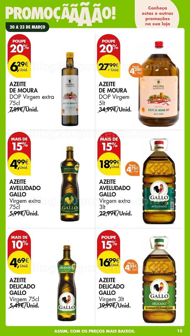 Antevisão Folheto PINGO DOCE Promoções Fim de Semana - 20 a 23 março