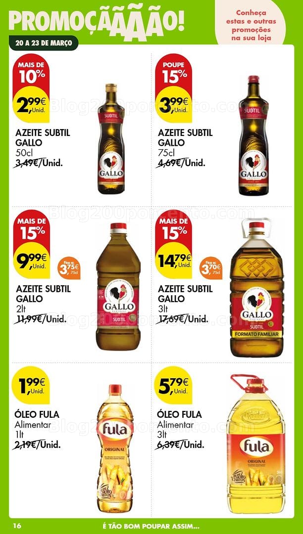 Antevisão Folheto PINGO DOCE Promoções Fim de Semana - 20 a 23 março