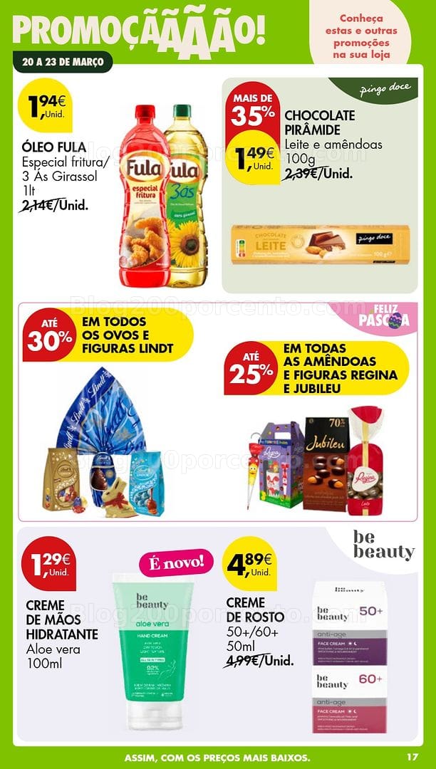 Antevisão Folheto PINGO DOCE Promoções Fim de Semana - 20 a 23 março