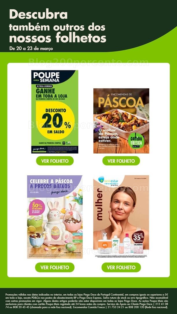 Antevisão Folheto PINGO DOCE Promoções Fim de Semana - 20 a 23 março