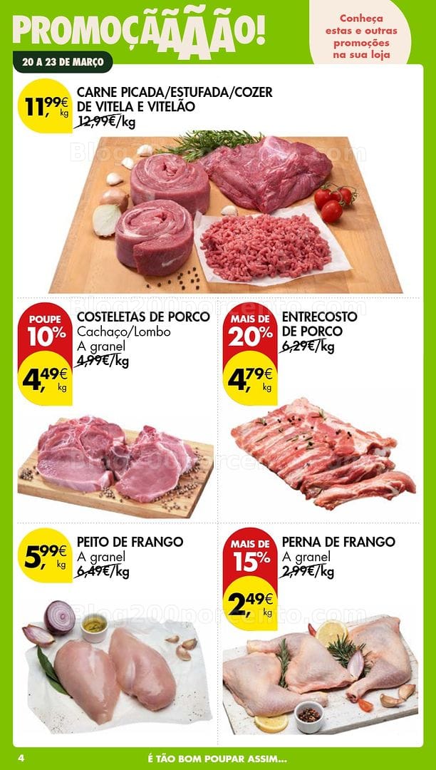 Antevisão Folheto PINGO DOCE Promoções Fim de Semana - 20 a 23 março