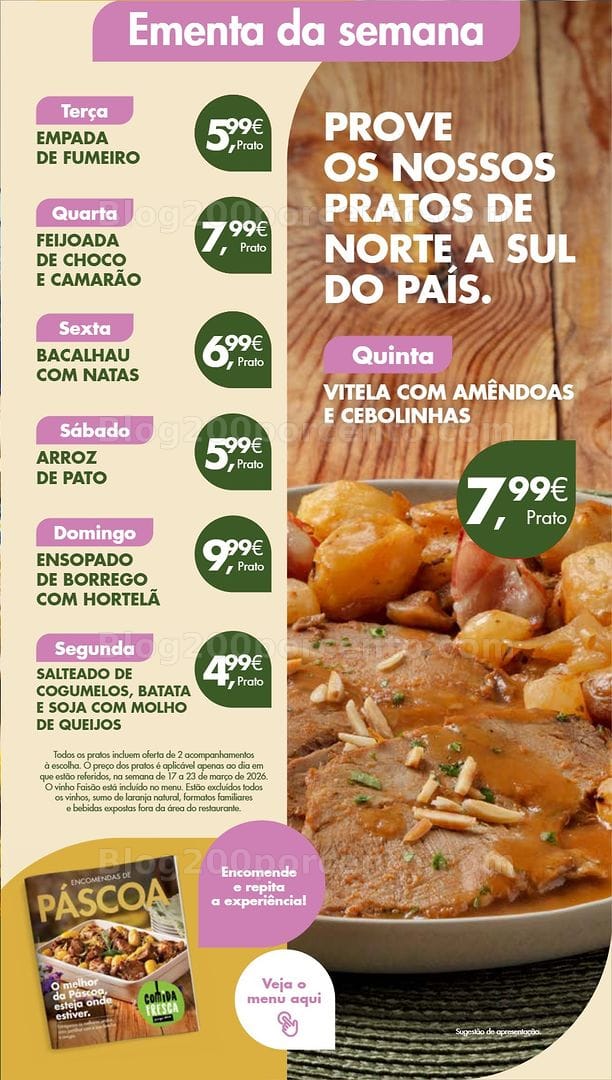 Antevisão Folheto PINGO DOCE Promoções Fim de Semana - 20 a 23 março