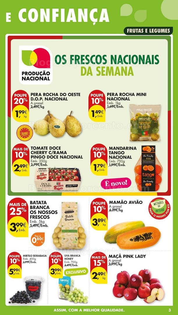 Antevisão Folheto PINGO DOCE Frescos Promoções de 24 a 30 março