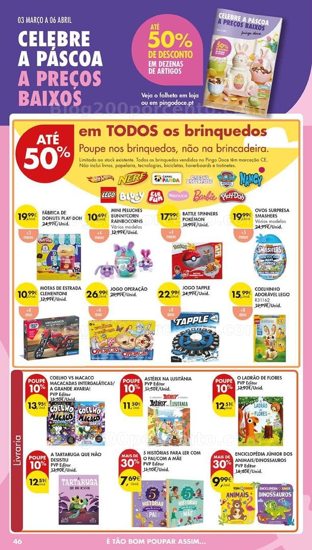 Antevisão Folheto PINGO DOCE Bazar Lojas Grandes Promoções de 24 a 30 março