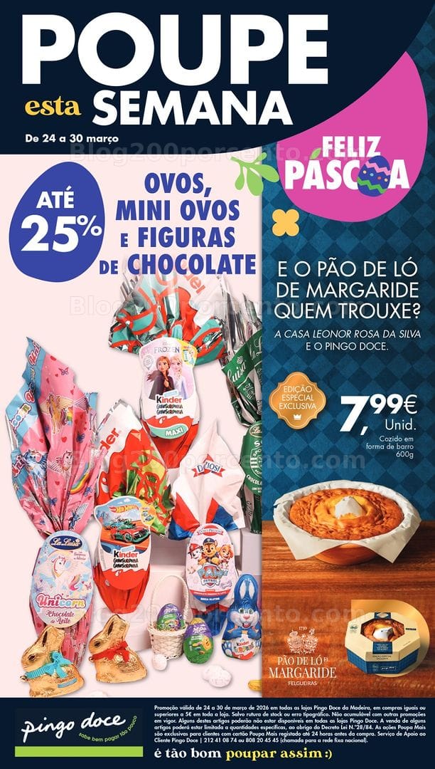 Antevisão Folheto PINGO DOCE Madeira Promoções de 24 a 30 março
