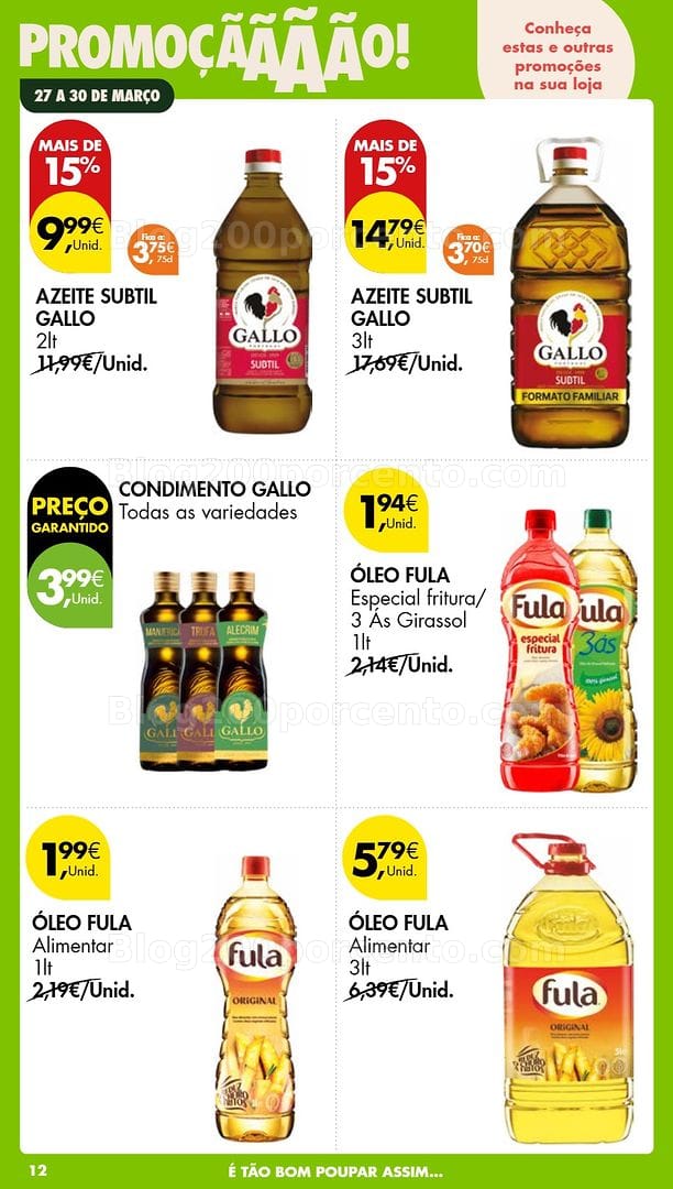 Antevisão Folheto PINGO DOCE Promoções Fim de Semana - 27 a 30 março