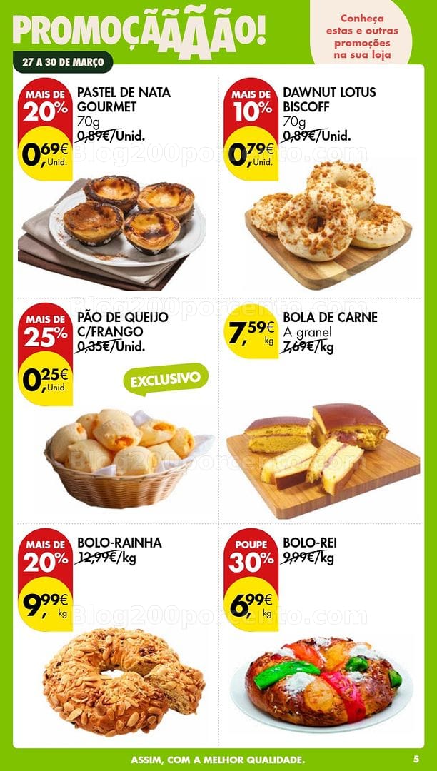 Antevisão Folheto PINGO DOCE Promoções Fim de Semana - 27 a 30 março
