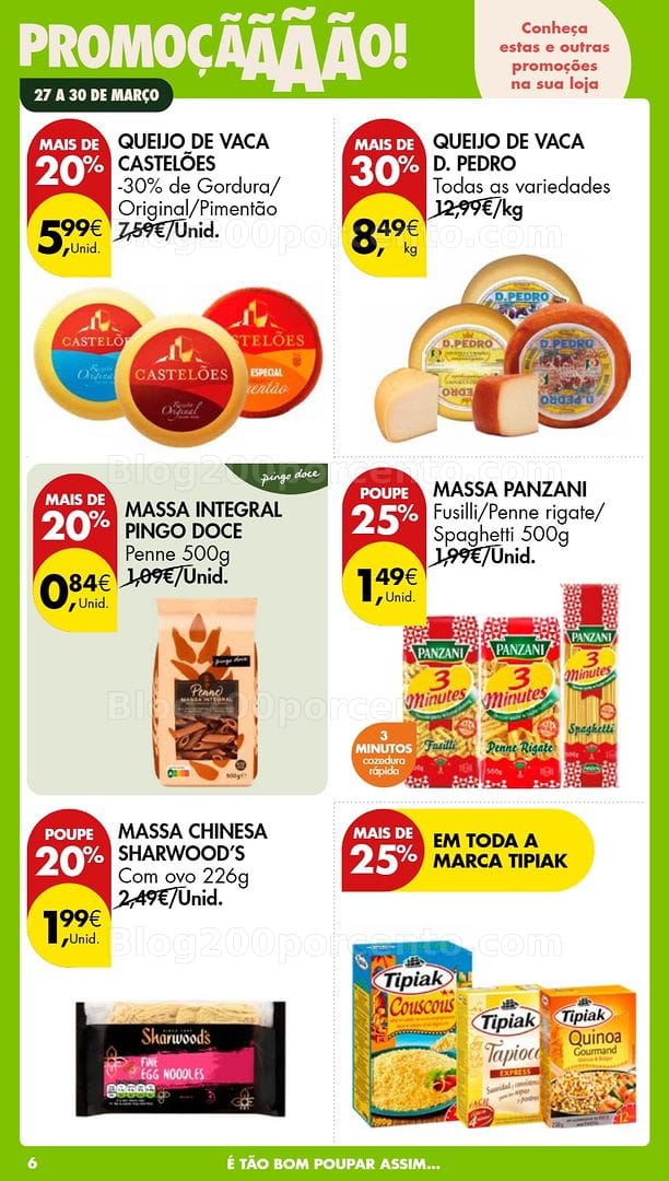Antevisão Folheto PINGO DOCE Promoções Fim de Semana - 27 a 30 março