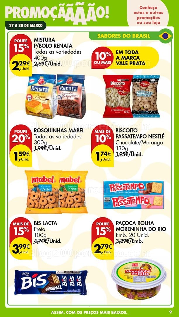 Antevisão Folheto PINGO DOCE Promoções Fim de Semana - 27 a 30 março