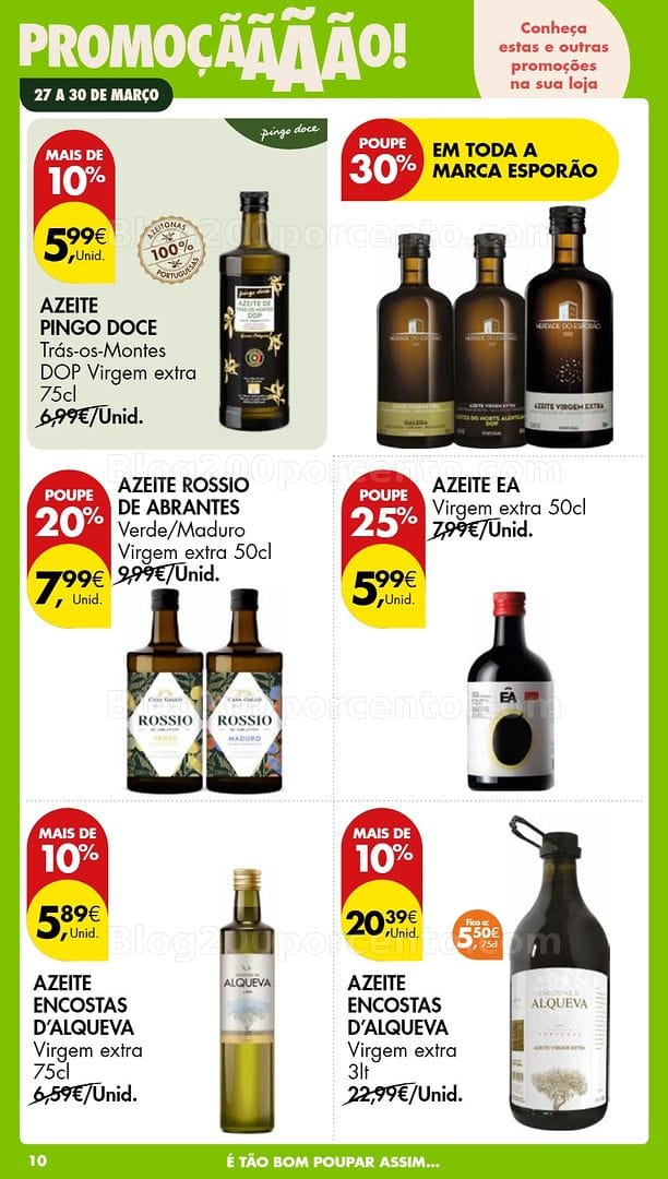 Antevisão Folheto PINGO DOCE Promoções Fim de Semana - 28 e 29 março
