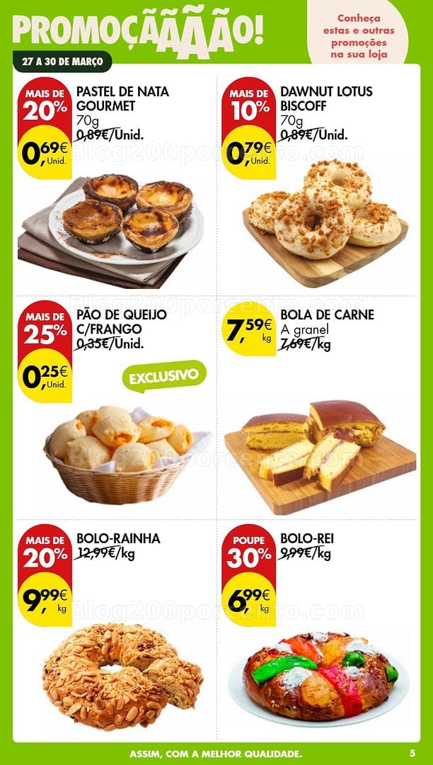 Antevisão Folheto PINGO DOCE Promoções Fim de Semana - 28 e 29 março