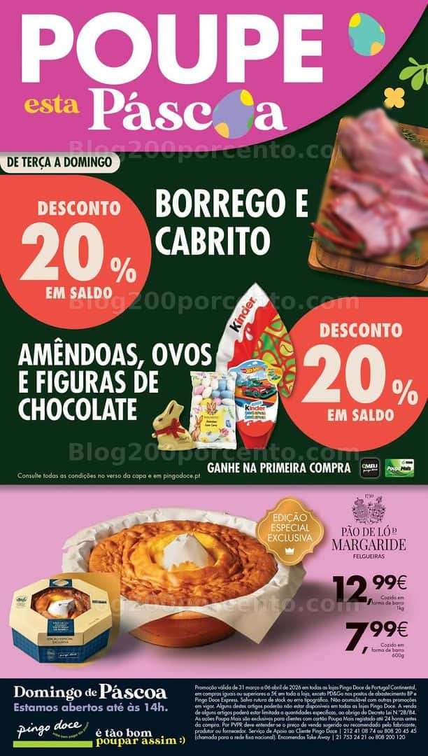 Antevisão Folheto PINGO DOCE Lojas Pequenas Promoções de 31 março a 6 abril