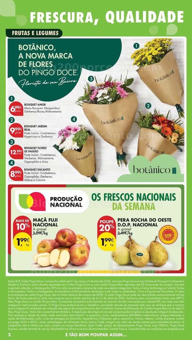 Antevisão Folheto PINGO DOCE Lojas Pequenas Promoções de 31 março a 6 abril