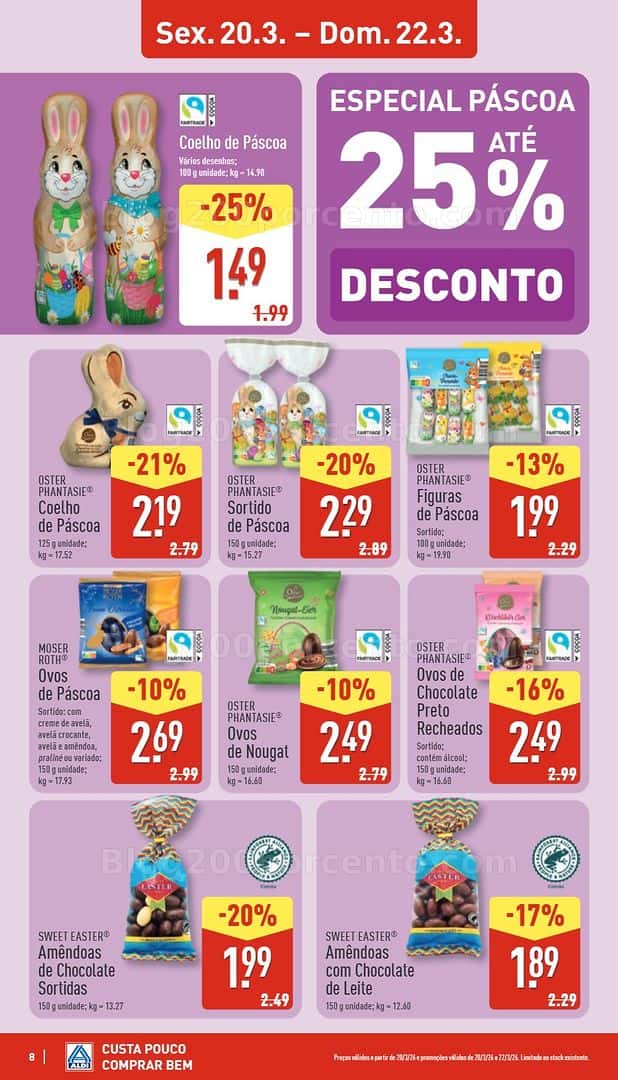 Antevisão Folheto ALDI Saldos Abertura Promoções de 20 a 27 março