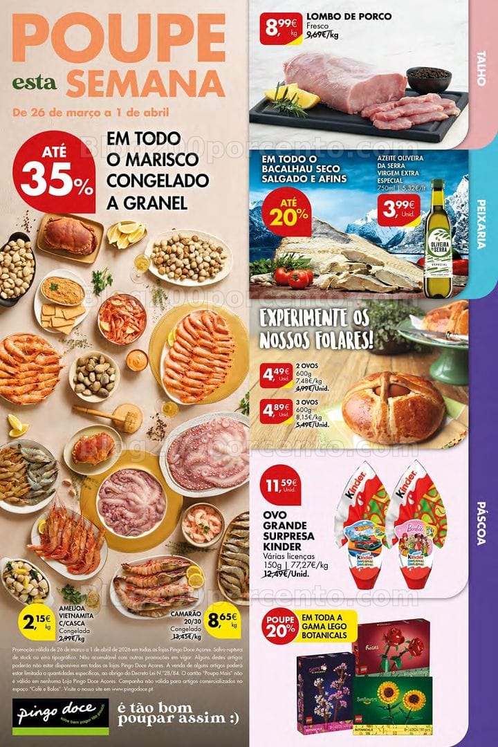 Antevisão Folheto PINGO DOCE Açores Promoções de 26 março a 1 abril
