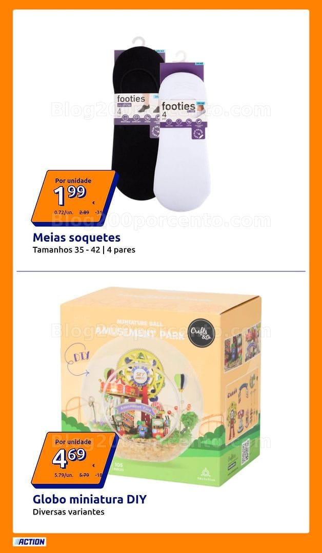 Antevisão Folheto ACTION Promoções de 1 a 7 abril