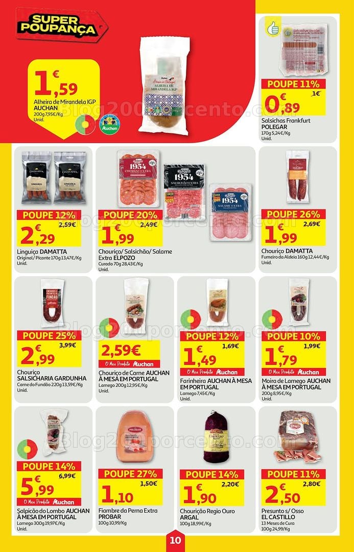 Antevisão Folheto AUCHAN Super Poupança Promoções de 26 março a 1 abril