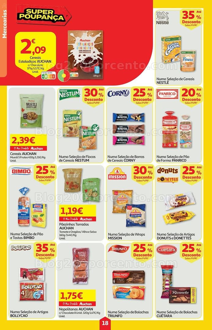 Antevisão Folheto AUCHAN Super Poupança Promoções de 26 março a 1 abril