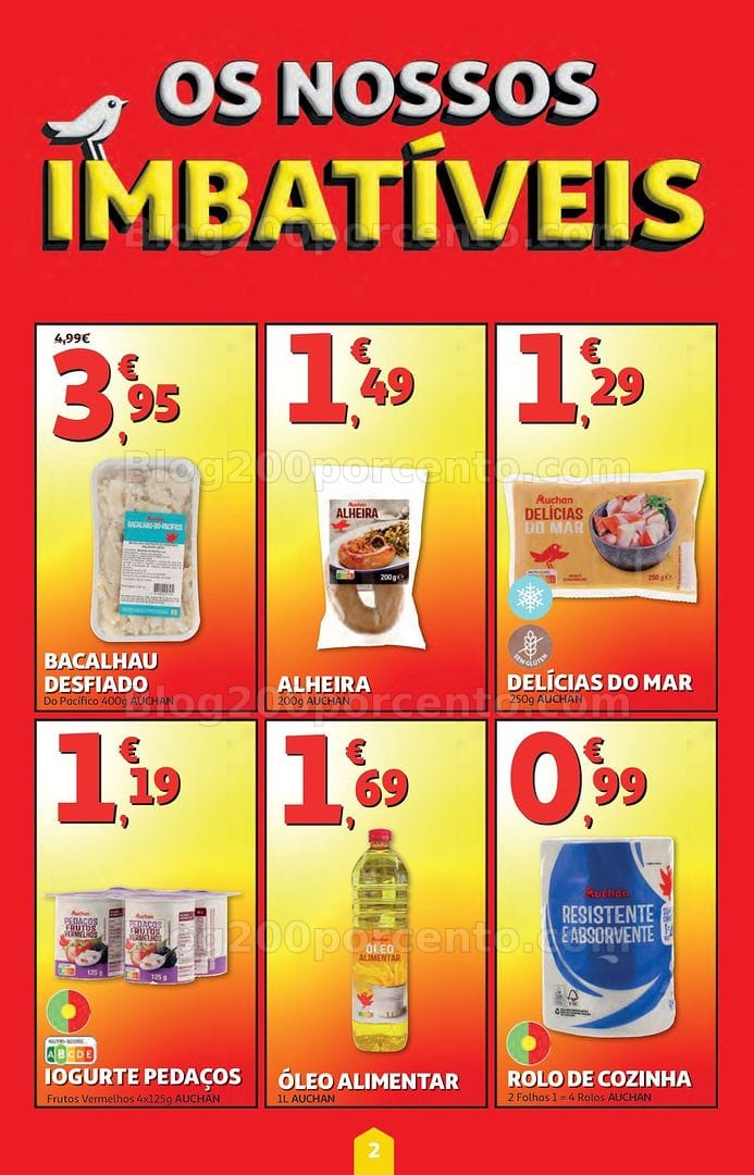 Antevisão Folheto AUCHAN Super Poupança Promoções de 26 março a 1 abril