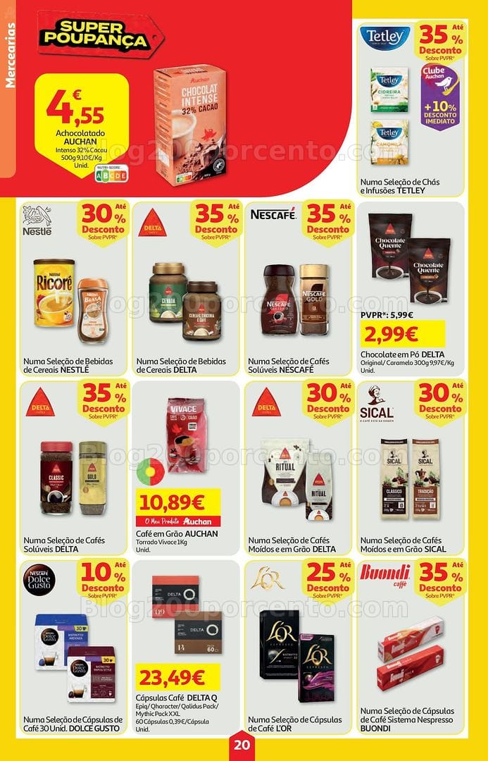 Antevisão Folheto AUCHAN Super Poupança Promoções de 26 março a 1 abril