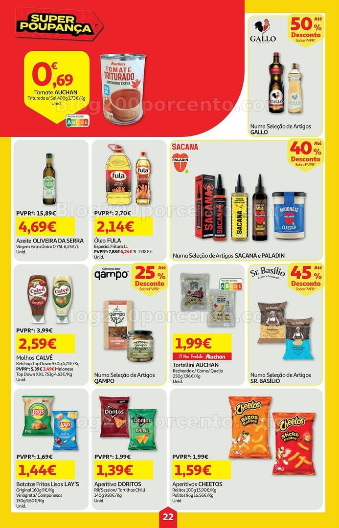 Antevisão Folheto AUCHAN Super Poupança Promoções de 26 março a 1 abril