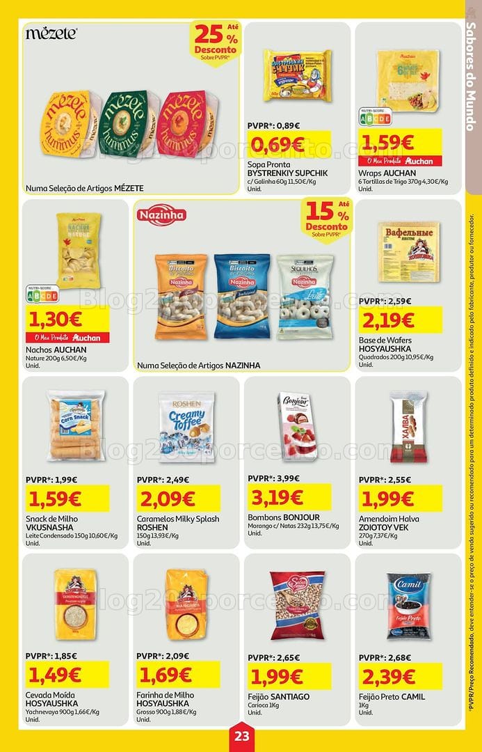 Antevisão Folheto AUCHAN Super Poupança Promoções de 26 março a 1 abril