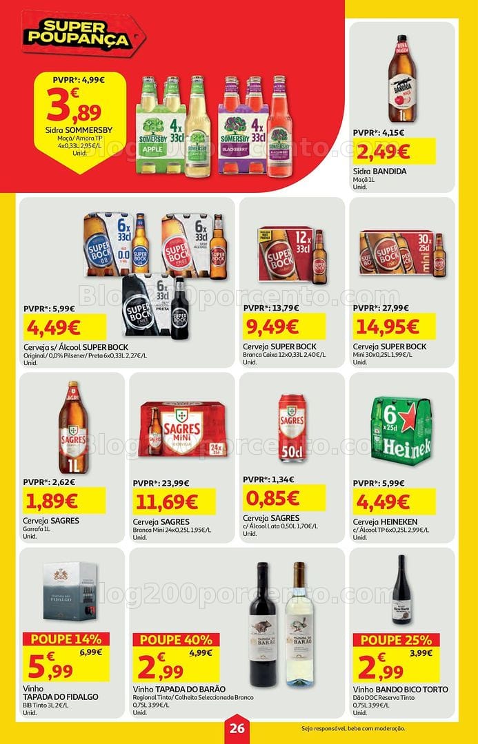 Antevisão Folheto AUCHAN Super Poupança Promoções de 26 março a 1 abril