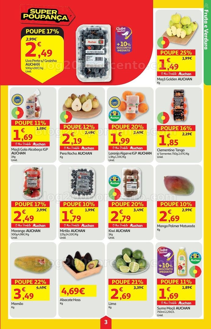 Antevisão Folheto AUCHAN Super Poupança Promoções de 26 março a 1 abril