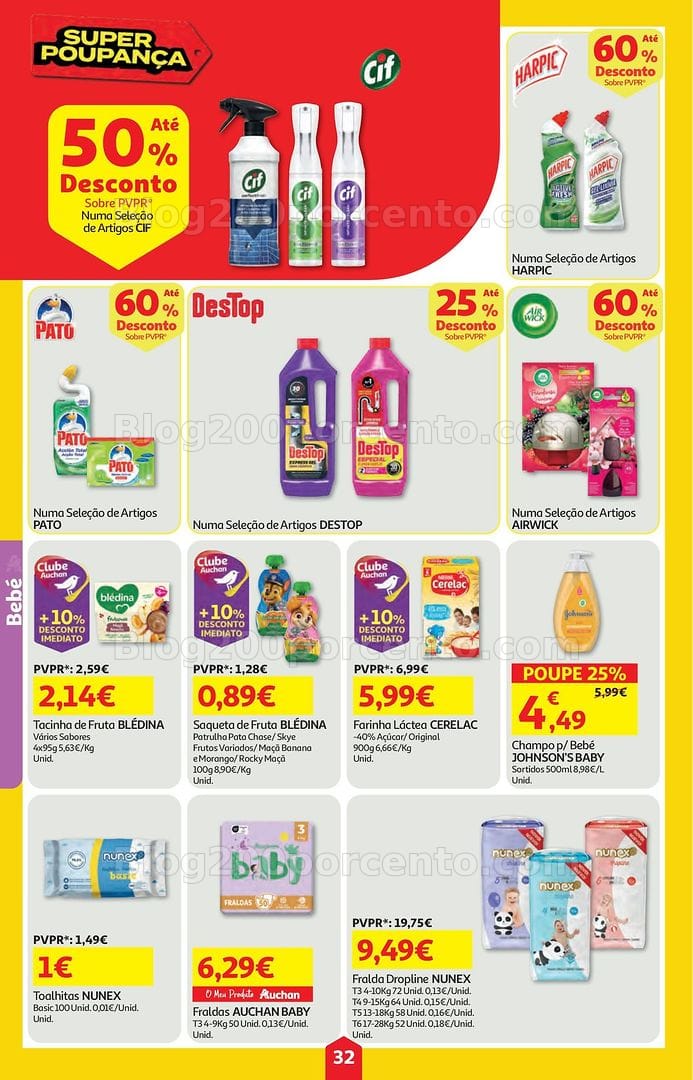 Antevisão Folheto AUCHAN Super Poupança Promoções de 26 março a 1 abril