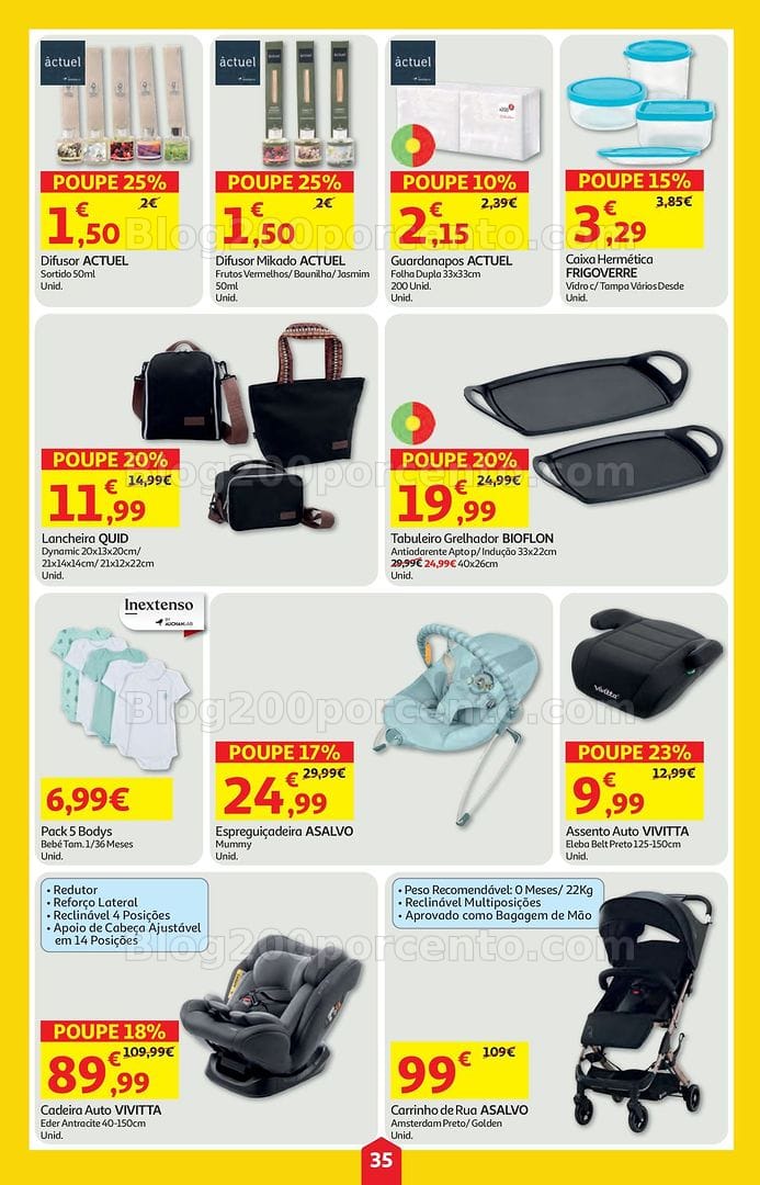 Antevisão Folheto AUCHAN Bazar Super Poupança Promoções de 26 março a 1 abril